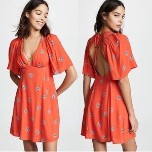 Free people woman’s Mockingbird mini dress.
